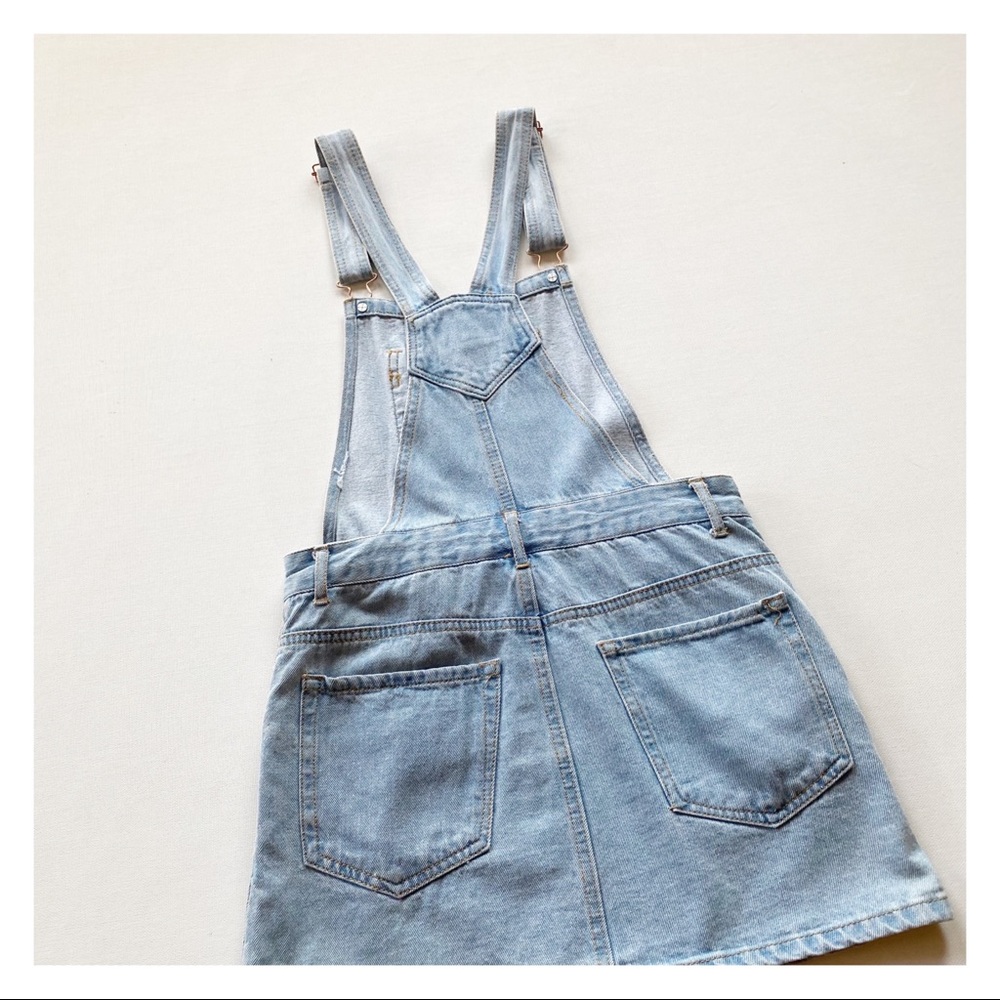 Forever 21 Denim Overall Mini Dress - Picture 7 of 13